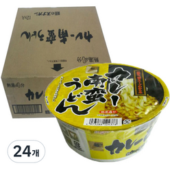 멘노스나오시 컵 카레 우동, 81g, 24개