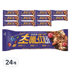 롯데제과 초 에너지바, 40g, 24개