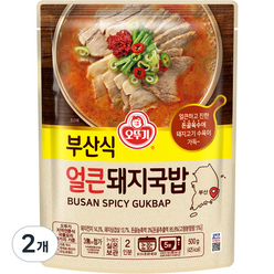 오뚜기 부산식 얼큰 돼지국밥, 2개, 500g
