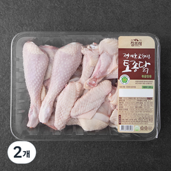 참프레 토종닭 볶음탕용 (냉장), 1000g, 2개