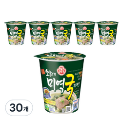 오뚜기 쇠고기미역국라면 컵 60g, 30개