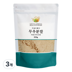 서울아레나 무우 분말, 300g, 3개