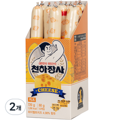 천하장사 소시지 치즈 12p, 720g, 2개