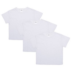 레인보우키즈 유아동 파스텔 무지 반팔 티셔츠 3종세트