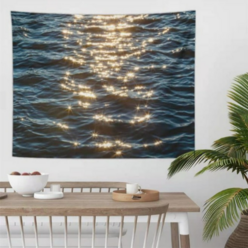컴투더홈 대형 패브릭 포스터, A 햇빛에 비치는 바다