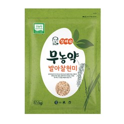 장세순 무농약 발아 찰현미, 1개, 1.5kg