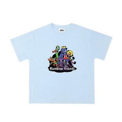 나노핏 아동용 레인보우 프렌즈 같이 놀자 반팔 티셔츠