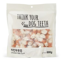 Think your dog teeth 강아지 본 껌 600g, 1개, 치킨우유