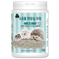 구딘 소동물 화장실 모래 무향, 1500ml, 1개