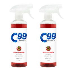 C99 세차 버그 클리너, 500ml, 2개