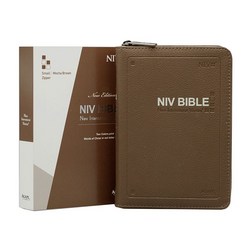 영문 NIV BIBLE 특소 단본 모카브라운 (지퍼), 아가페출판사