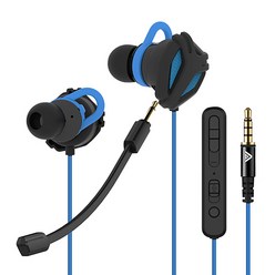 사운드판다 드라이버 게이밍 이어폰 10mm, BLUE, SPE-G9 Light