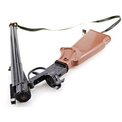 윈체스터 화약총 메탈 샷건 라이플 모델건 키덜트 장난감, 브라운, 1개