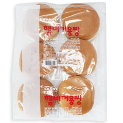 [무료배송]삼립 햄버거빵 18개(6입 3봉) 샌드위치, 300g, 3개