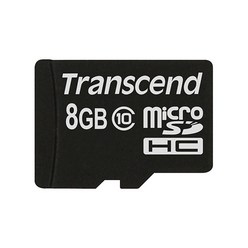 트랜센드 microSDHC 8GB CLASS10 마이크로SD, 단품