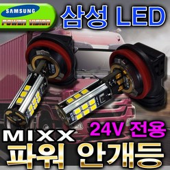 MIXX LED [24V 파워] LED 안개등 (H11타입), 1개