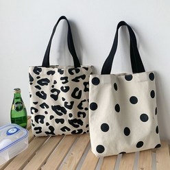 CNTCSM 여성용 캔버스 숄더 쇼퍼 대형 핸드백 천 토트백 여성 학생 에코 쇼핑 여행 가방
