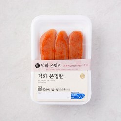 [메가마트]덕화 온명란 기획팩 100g*2, 1개