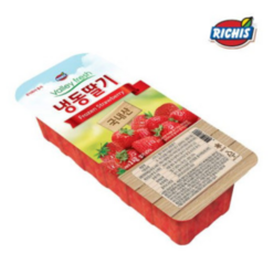 동서 리치스 밸리 냉동 가당 딸기 1kg [아이스박스 무료포장], 4개
