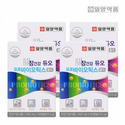 일양약품 [일양약품]장건강 듀오 프로바이오틱스 골드 50캡슐 4박스, 50정, 4개
