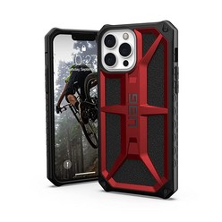 URBAN ARMOR GEAR UAG 아이폰 13 프로 맥스용 디자인 케이스 블루 말라드 견고한 경량 슬림 충격 방지 프리미엄 모나크 보호 커버 [6.7인치 스크린] 101539