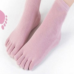 수지 두나 발가락양말 3켤레세트 핑크 블랙 카키 단목 짧은양말 수족냉증