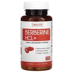 헬스 하모니 베르베린 HCL+ 캡슐 60정 1통 Healths Harmony Berberine