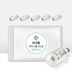 오토MTS롤러 미녀펜 MTS홈케어 전용 나노칩 (0.15 0.20 0.25mm) 5개, 미녀펜 나노칩 5개 (0.20mm)