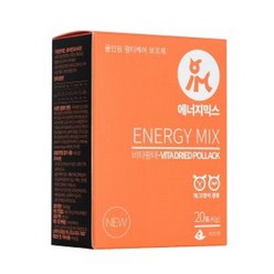 에너지믹스 락토페린 영양제 20포(40g)개고양이겸용, 1box, 비타황태