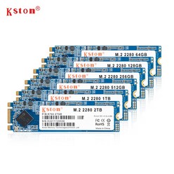 Kston-M.2 2280MM SSD SATA 1TB 512GB 256GB 128GB 2TB 솔리드 하드 디스크 HDD HD 2280 M2 노트북 태블릿용 내장 드라이브