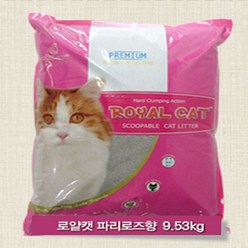 로얄켓 로얄캣 로즈향 고양이모래 9.53kg x 2봉, 단일옵션, 상세 설명 참조