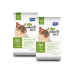 서울사료 테비랑 플러스 고양이 사료 유산균, 5kg, 2개