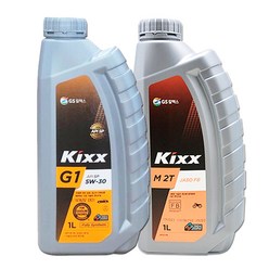 GS칼텍스 KIXX 엔진오일 고급형 가솔린 휘발유 4행정 2행정 예초기 자동차 엔진톱, (1)4싸이클 KIXX G1 SP(고급형), 1개