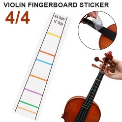 견고한 초보자를 위한 4/4 바이올린 손가락 가이드 지판 스티커 비올리노 표시기 위치 마커 1pcs, 한개옵션0