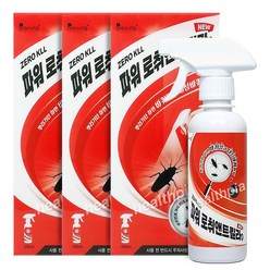 파워로취앤트킬라Q 3개 / 바퀴벌레약 개미약 퇴치 (휴대용 물티슈 증정), 200ml