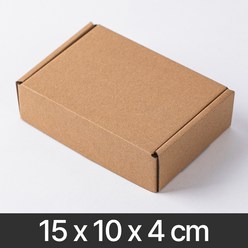 일체형 선물상자 크라프트 포장 박스 쿠키 소형 옷 작은 종이케이스 택배 답례품 액자 납작, 25MC_일체형 크라프트/003 (15x10x4)