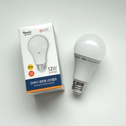 LED 벌브 12W 전구 램프 전등 다마 전구색 주백색 주광색, 벌브 12W 주광색(하얀빛), 1개