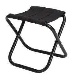 등산의자 낚시의자 휴대용 접이식 간이 초경량 캠핑의자, 1개, 블랙