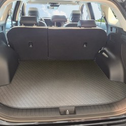 아이빌 쏘렌토 4세대 MQ4 자동차 트렁크 PVC 고무매트, 레드테두리, 6인승, 기아