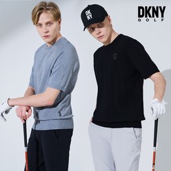 [DKNY GOLF] 남성 반팔 니트 2종 (쇼핑백 동봉) HDGS239103