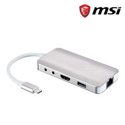 MSI 노트북 USB C타입 C-Type 9in1 랜젠더 랜포트 HDMI 멀티포트 허브