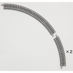 [TOMIX]TMX1113 미니 커브 레일 C177 (F) (30도 60도 각 2개 세트), 없음