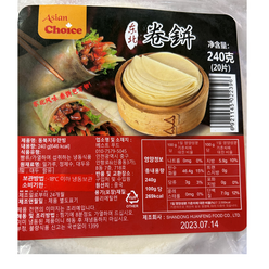 월월중국식품 중국 동북 쫸빙 지우안빙 찐빙 juanbing 240g, 3개, 250g