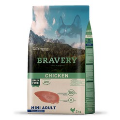 브레이버리 독사료 어덜트 치킨/연어/이베리안포크 2kg/7kg/제품선택가능, (강아지)어덜트 치킨 2kg