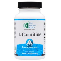 미국 Ortho Molecular L-Carnitine 120정 신진대사 향상 심혈관 건강 증진, 1개