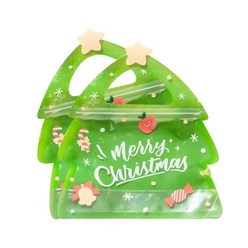 크리스마스 트리 지퍼 선물봉투 (50개) 사탕봉투 선물박스, 상세페이지 참조