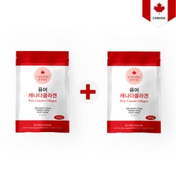 퓨어 캐나다 콜라겐 300g+300g/캐나다 자연산 대구 껍질 추출 저분자 콜라겐 펩타이드 비타민C 히알루론산, 300g, 2개