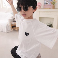 소년마켓 아동용 검정눈눈 라그랑 반팔 티셔츠