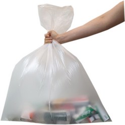 [착한비닐] 20리터 분리수거함 재활용 쓰레기봉투 비닐봉투 20L 80매, 반투명