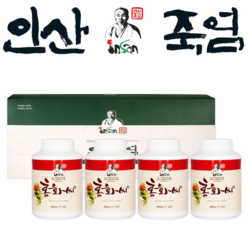 인산죽염 홍화씨환 선물세트 200g 4개